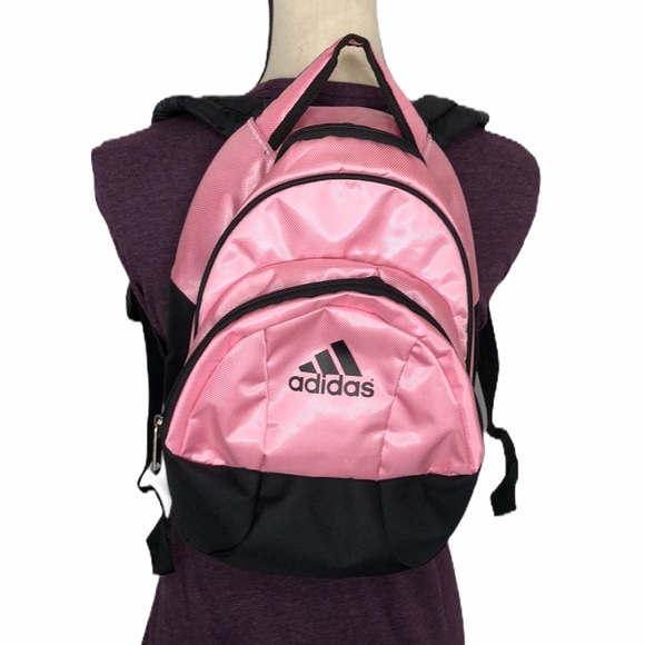 adidas pink small backpack